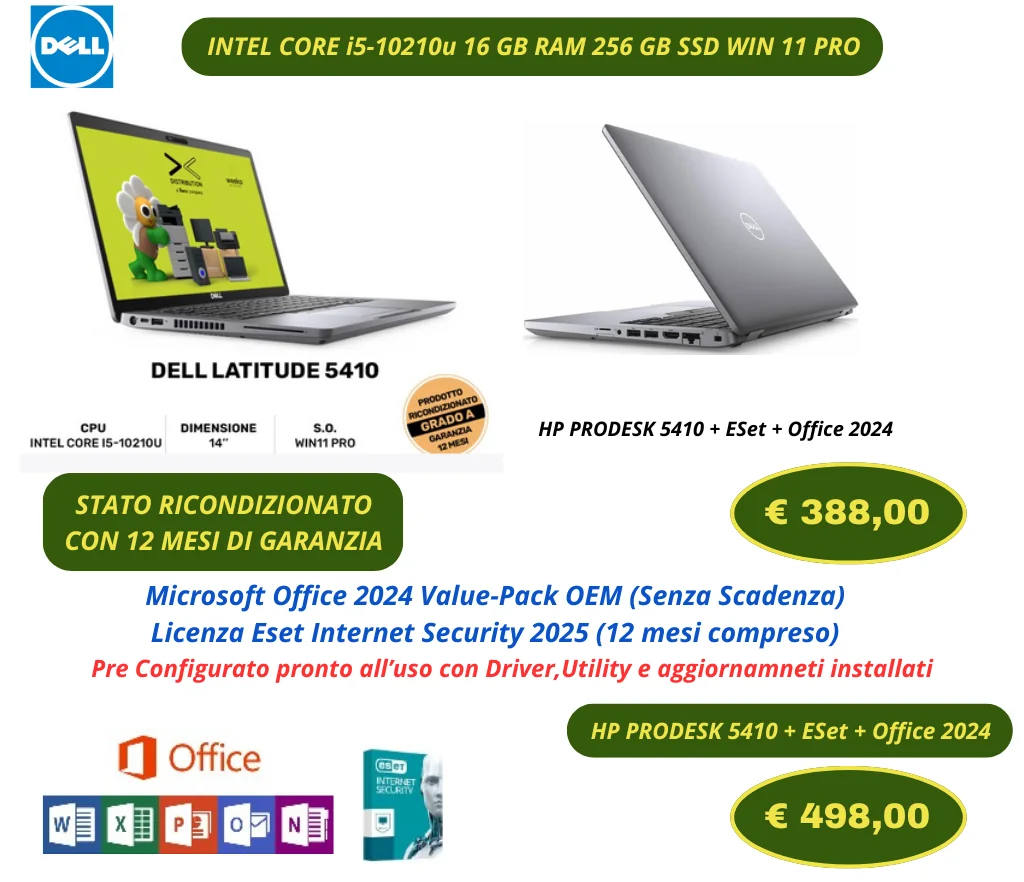 Notebook Dell ricondizionato